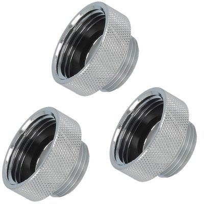 Adattatore raccordo m22x1it x 1/2et in ottone cromato. Conf. 3pz