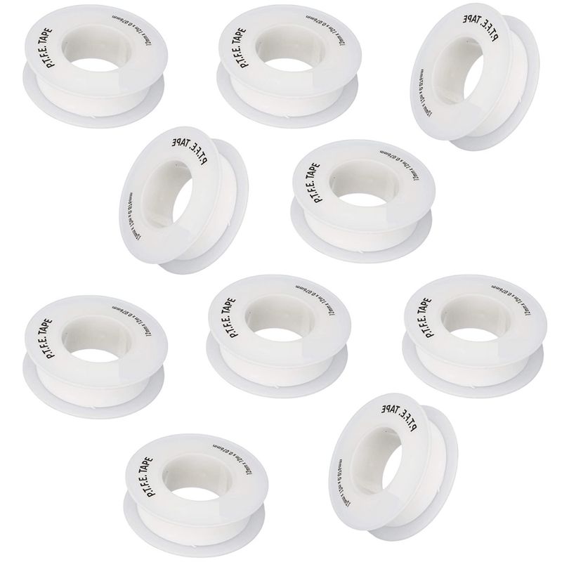 Nastro Teflon Fermit, sigillante per filettature in PTFE da 12 mt x 12 mm DVGW. Conf. 10pz