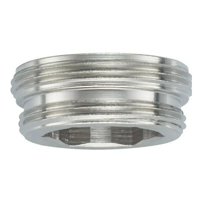 Adattatore rubinetti, riduzione M24x1et x M22x1et in ottone cromato