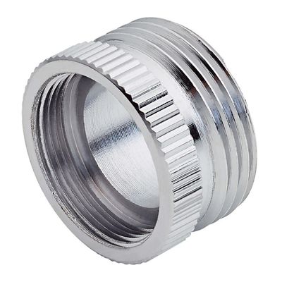 Adattatore rubinetto raccordo m22x1it x 3/4et in ottone cromato