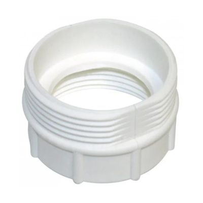 Riduzione per sifone in PP bianco riduttore M 1''1/2 x F 1''1/4 lavabo e lavello, bianco Riduzione per sifone in PP bianco riduttore M 1''1/2 x F 1''1/4 lavabo e lavello, bianco