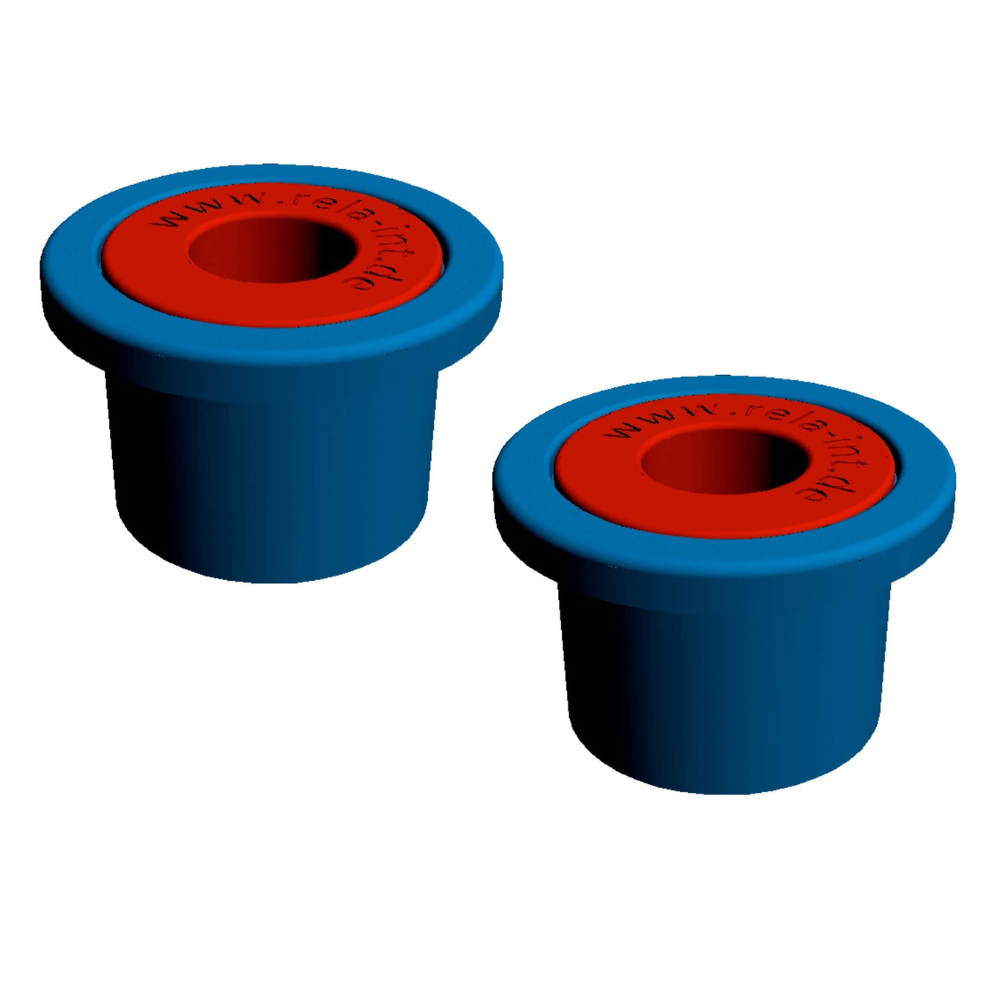 Coppia inserti antislittamento foro 6/8 mm per fissaggio cerniere Copriwater Coppia inserti antislittamento foro 6/8 mm per fissaggio cerniere Copriwater