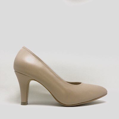 3 inch beige heels