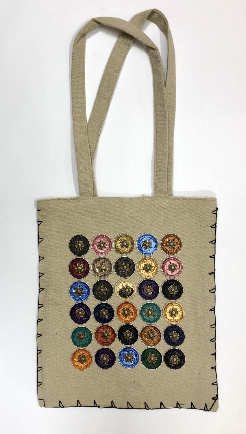Nespresso Tote Bag With Stitches / 30*35 cm / شنطة قماش بالنسبرسو بالغرزة