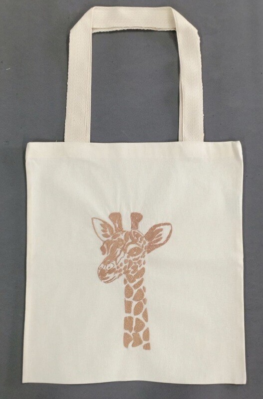 Embroidered Bag - Giraffe / 38 × 47 cm / شنطة تطريز - زرافة