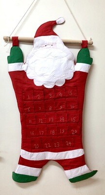 Big Santa Advent Calendar / 40*70 cm / بابا نويل كبير بالارقام