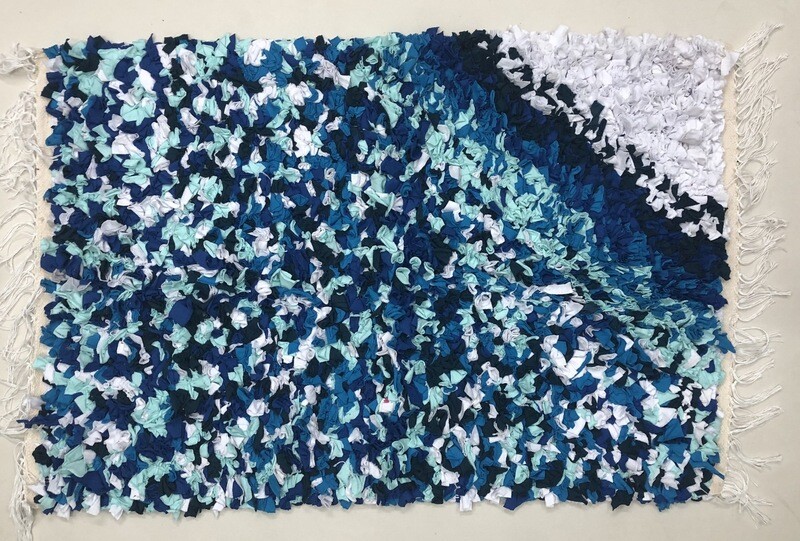 Shaggy Woven Rug ( Corner ) / 60*80 cm / دواسة نسيج  منكوش ( زاوية )