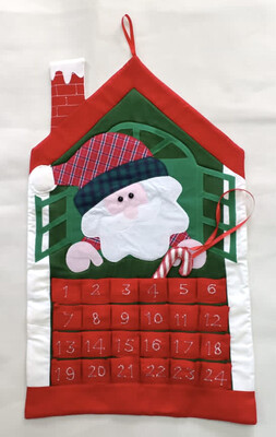 Santa Advent Calendar / 45*75 cm / لوحة بابا نويل بالارقام