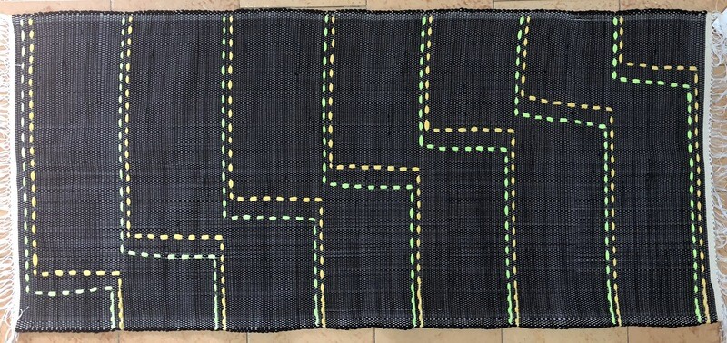 Woven Rug ( Ladder - Om El Donia ) / 80*160 cm / سجادة نسيج ( سلم - ام الدنيا )