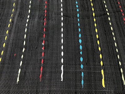 Woven Rug ( Lines - Om El Donia ) / 80*160 cm / سجادة نسيج ( خطوط - ام الدنيا )