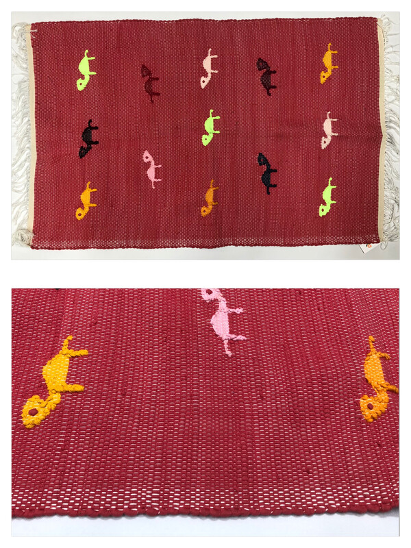 Woven Rug ( Animals) / 70*100 cm / دواسة نسيج ( حيوانات )