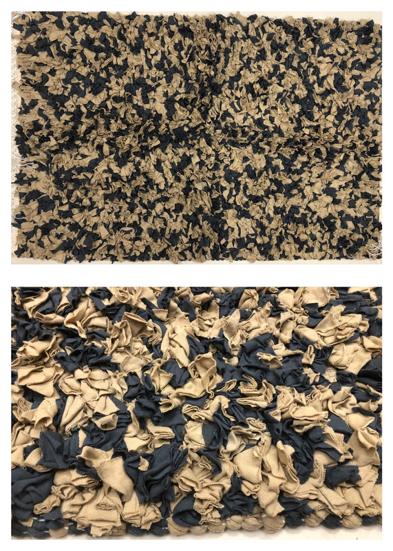 Shaggy Woven Rug ( 2 Colors ) / 100*70 cm / دواسة نسيج  منكوش ( ٢ لون )