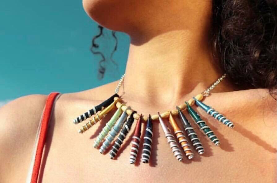 Spiral Nespresso Necklace/ عقد نسبرسو حلزوني 