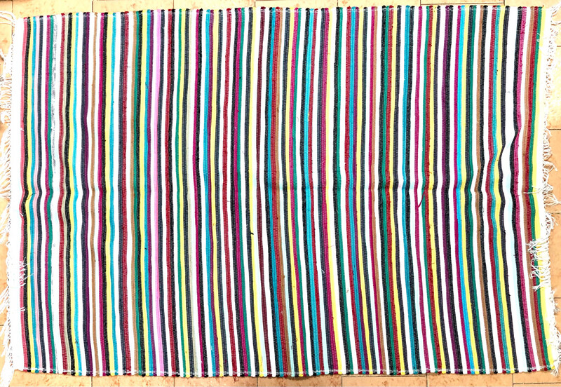 Woven Rug ( Salad )/ 70*100 cm /  دواسة نسيج ( سلطة )