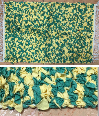 Shaggy Woven Rug ( 2 Colors ) / 60*80 cm / دواسة نسيج  منكوش ( ٢ لون )