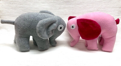 Elephant Stuffed Toy / 23 cm / لعبة فيل