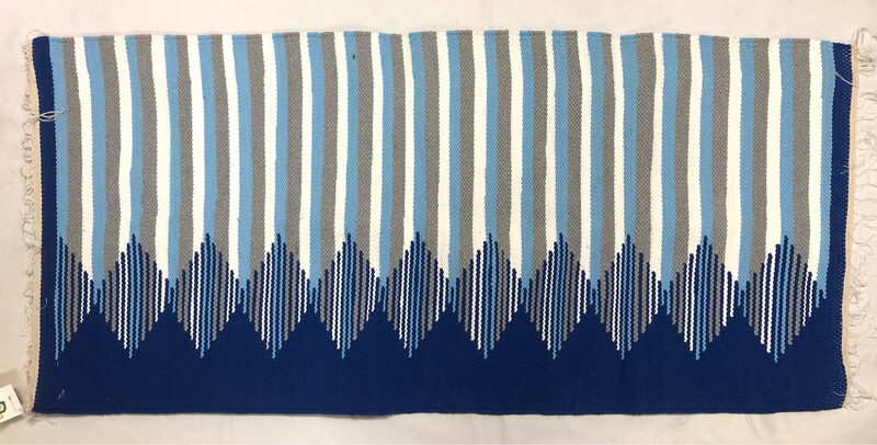 Woven Rug ( Diamonds Salad ) / 80*160 cm / سجادة نسيج ( سلطة معينات )