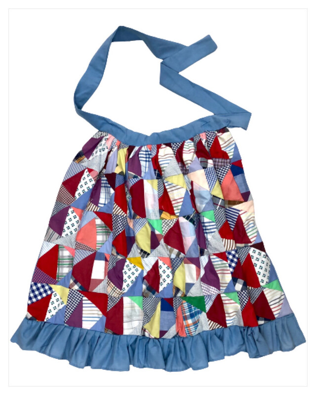 Patchwork Half Apron / 65 cm / مريلة باتشورك