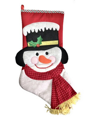Snowman Stocking / 25*45 cm / جورب رجل الثلج
