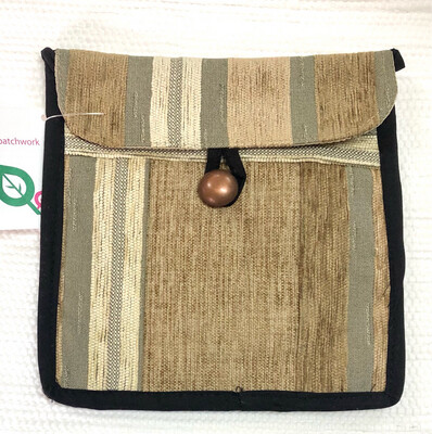 Upholstery fabric Cross Bag / 20*20 cm / شنطة كروس من قماش التنجيد