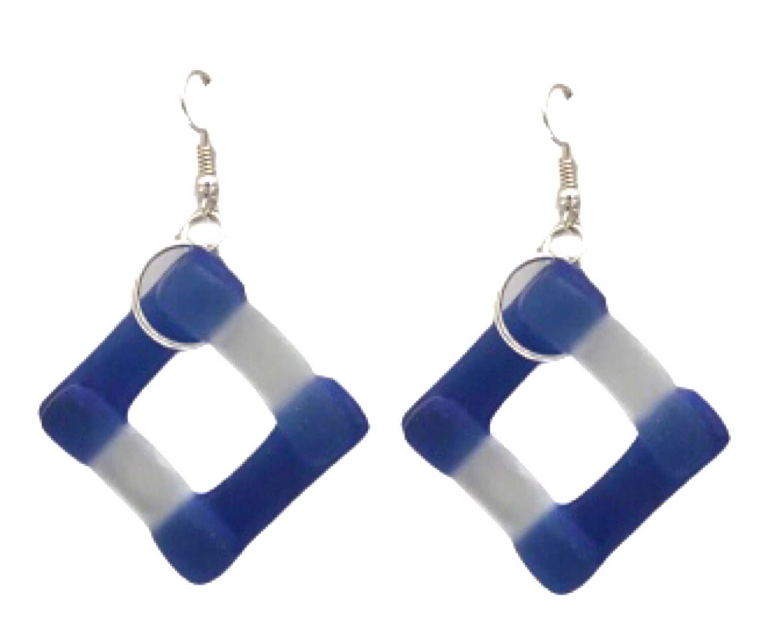 2 Colors Square Earring / حلق مربع ٢ لون