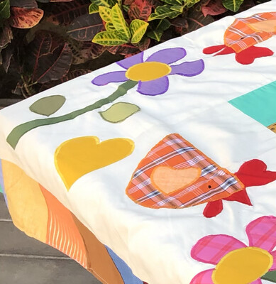 Patchwork & Applique Table Cloth / مفارش باتشورك وأبليك