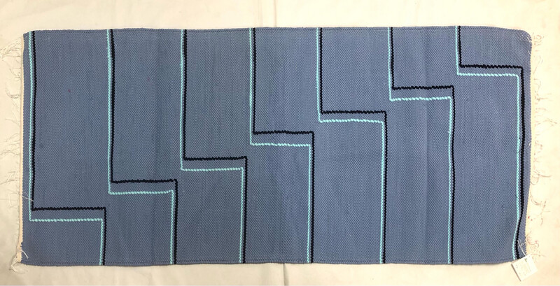 Woven Rug ( Stitch Ladder ) / 80*160 cm / سجادة نسيج ( سلم بالغرزة )