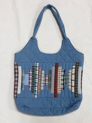 Patchwork Bag With Zipper/ 30*35 cm / شنطة باتشورك بسوستة
