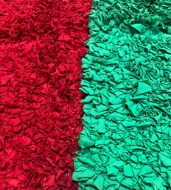 Shaggy Woven Rug ( Plain ) / 60*80 cm / دواسة نسيج منكوش ( سادة )