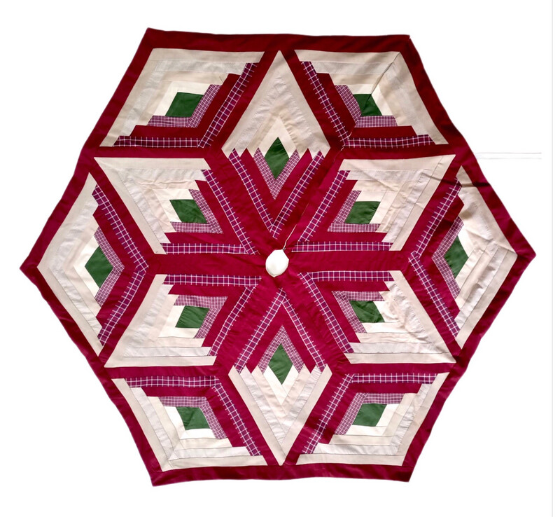 Patchwork Tree Skirt / 120 cm / قاعدة شجرة باتشورك