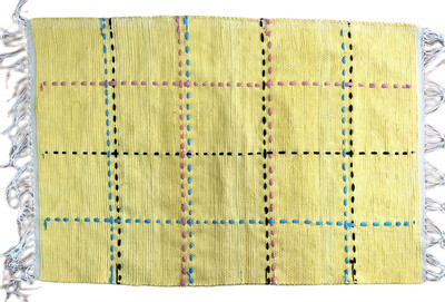 Woven Rug ( Squares- Om El Donia ) / 65*90 cm / دواسة نسيج (مربعات - ام الدنيا )