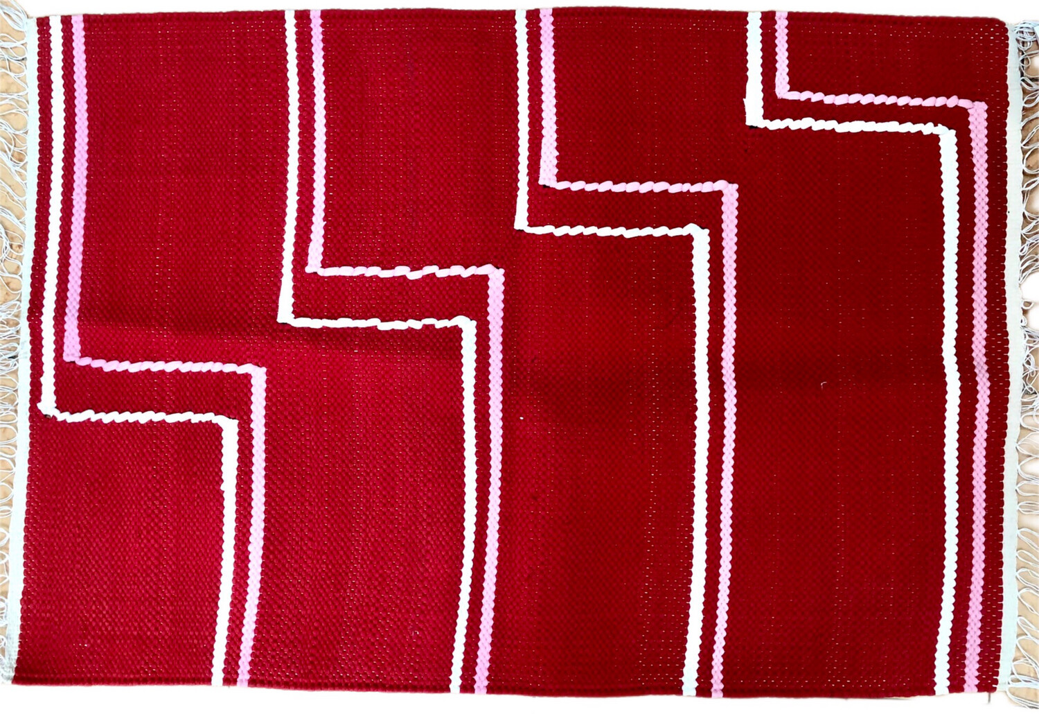 Woven Rug ( Stitch Ladder) / 65*90 cm / دواسة نسيج ( سلم بالغرزة )