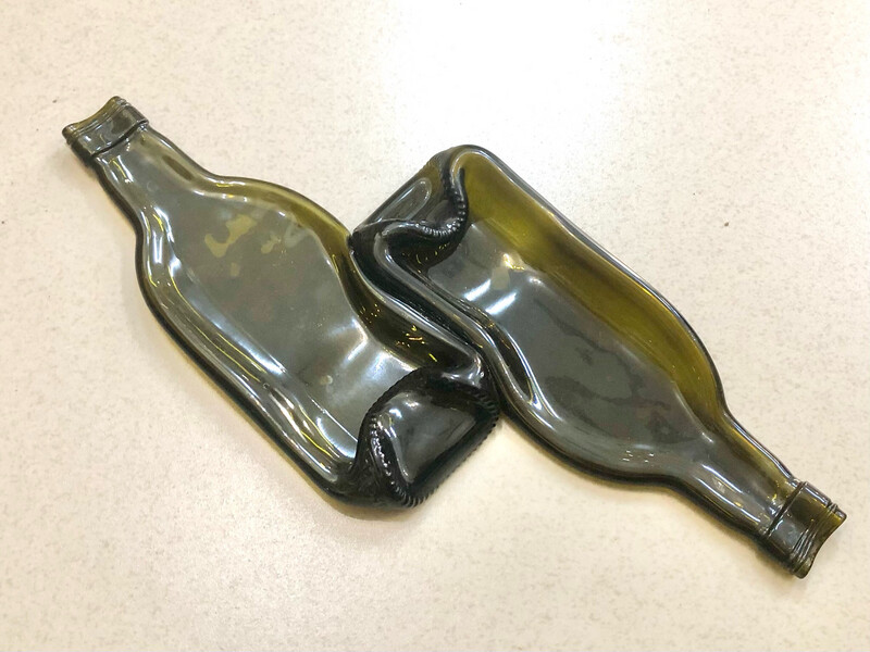 2 Small Brown Bottles / ٢ زجاجة بنية صغيرة