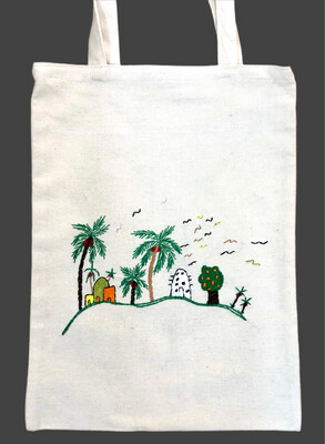 Embroidered bag / 38×47 cm. / شنطة تطريز