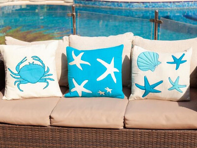 Applique Cushion Cover /45*45 cm / كيس خددية أبليك 