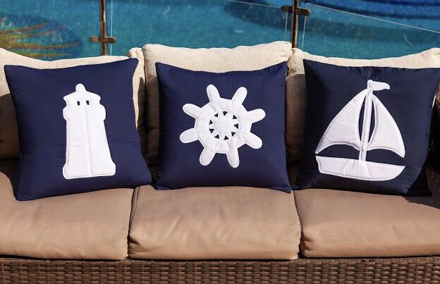 Applique Cushion Cover / 45*45 cm / كيس خددية ابليك 