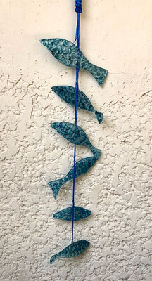 Glass Fish Wall Hanging / / عليقة حائط من سمك زجاجي