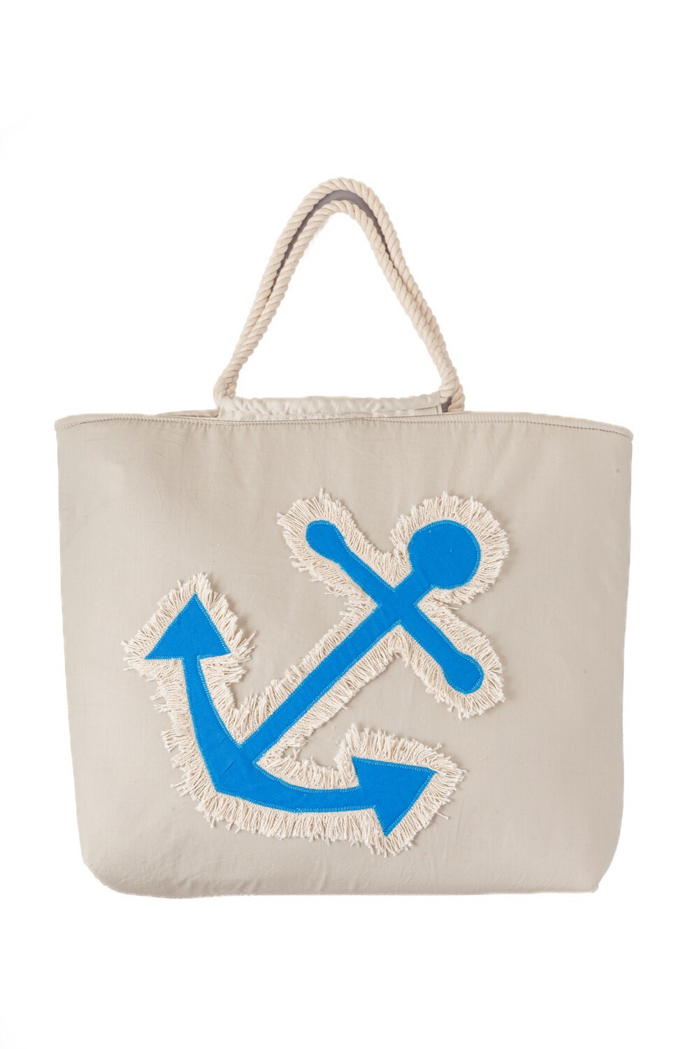 Anchor Applique Bag / 40*40 cm / شنطة بهلب أبليك