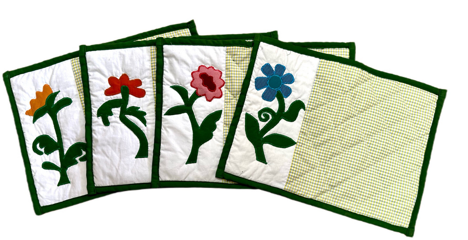 4 Pieces Applique Set / 35*45 cm / طقم ٤ قطع أبليك