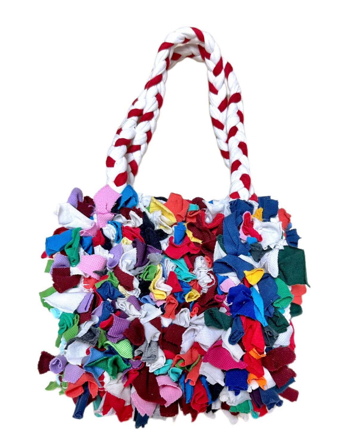Small Woven Shaggy Bag ( Gar Shakal ) / 15*15 cm / شنطة نسيج منكوش صغيرة ( جر شكل )