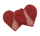 Set Of 2 Potholders (Hearts ) / طقم ٢ مساكة مطبخ (قلوب ) 