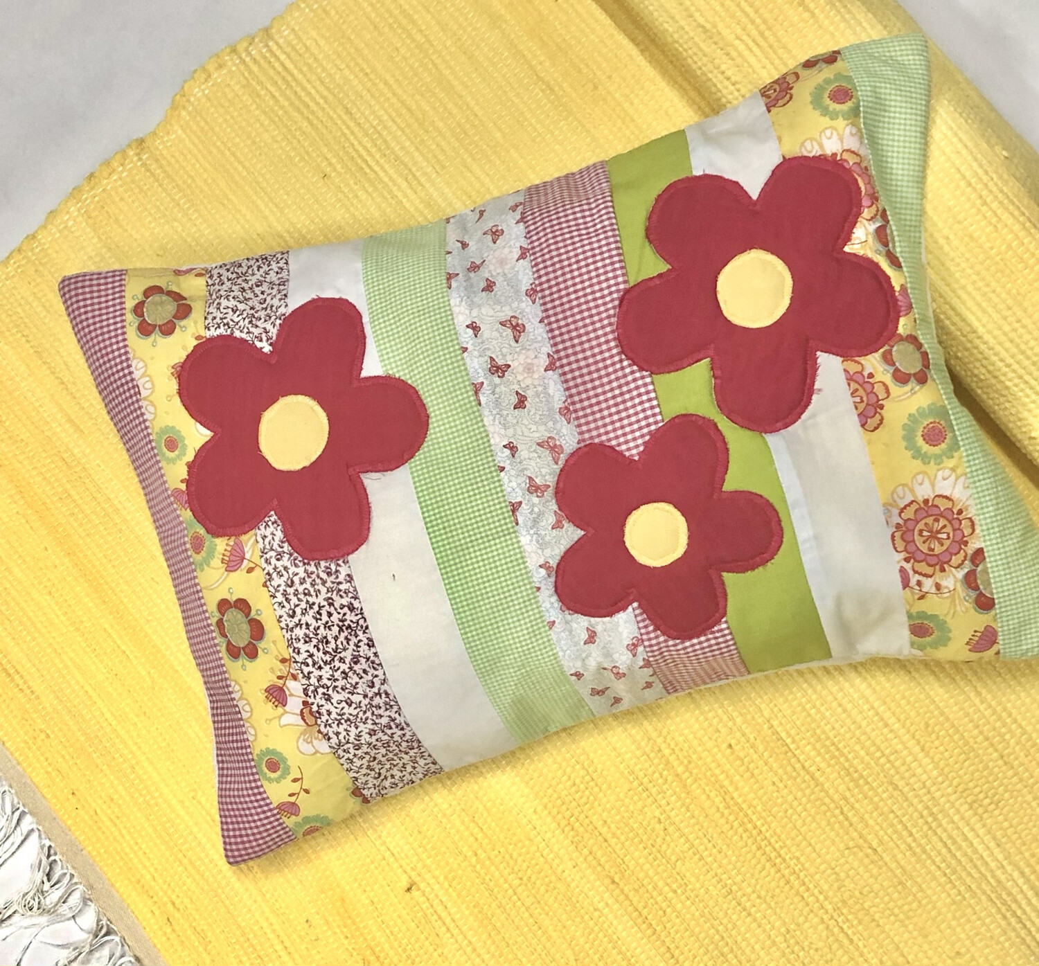 Patchwork - Applique Cushion Cover / 40*55 cm / كيس خددية باتشورك - أبليك