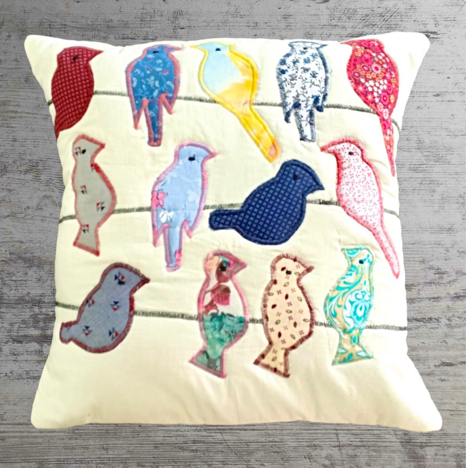 Applique Cushion Cover / 45*45 cm / كيس خددية أبليك 