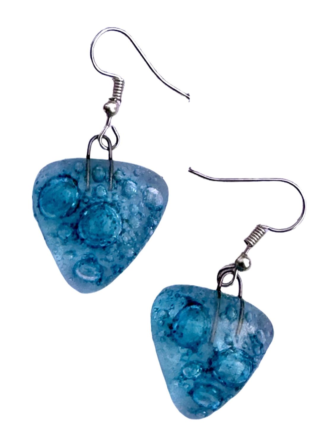 Triangle Glass Earring / حلق زجاج مثلث