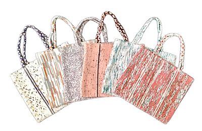 Woven Tote Bag ( Patterned) / 40*45 cm / شنطة نسيج ( قماش منقوش )