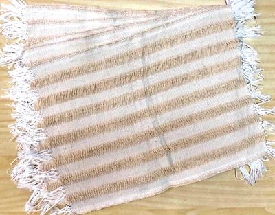 Set of 6 Woven Thread Placemats ( Diana )/ 35*45 cm /  (ديانا) طقم سفرة خيوط منسوجة ٦ قطع