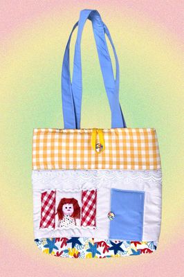 Girls Bag With Applique / 28*28 cm / شنطة بناتي بأبليك