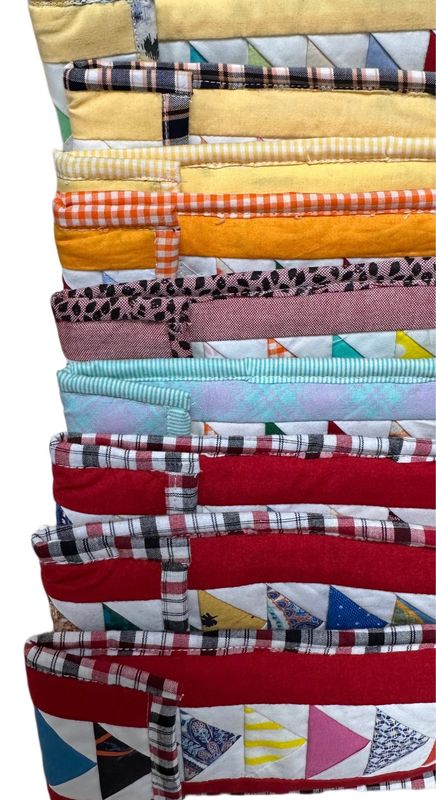 Patchwork Eyeglasses Pouch / 9*18 cm / حافظة نظارات باتشورك