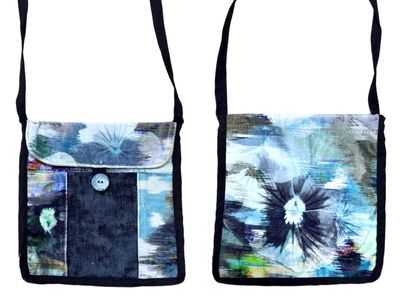 Upholstery fabric Cross Bag / 20*20 cm / شنطة كروس من قماش التنجيد
