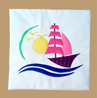 Applique Cushion Cover / 45*45 cm / كيس خددية أبليك